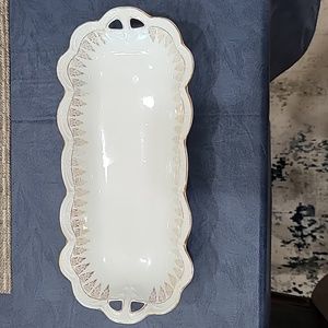 Vintage China Long Porcelain Serving Dish